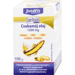 Jutavit csukamáj olaj kapszula 100db Jutavit csukamáj olaj kapszula 100db