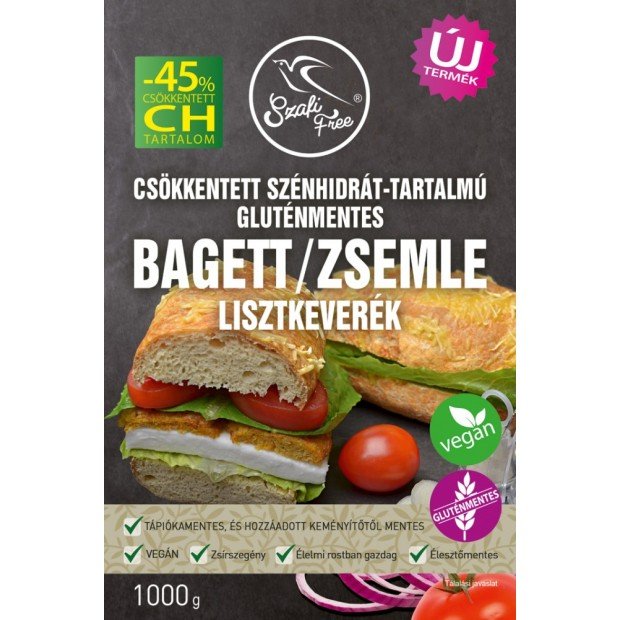 Szafi free lisztkeverék bagett/zsemle 1000g