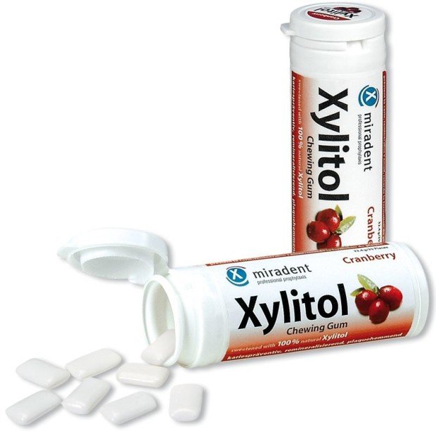 Xylitol rágógumi vörös áfonya 30db