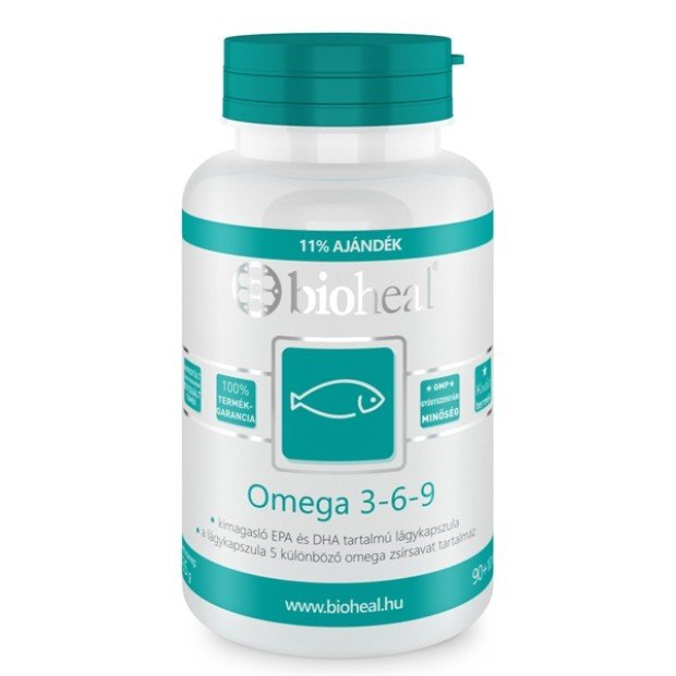 Bioheal omega 3-6-9 kapszula 100db