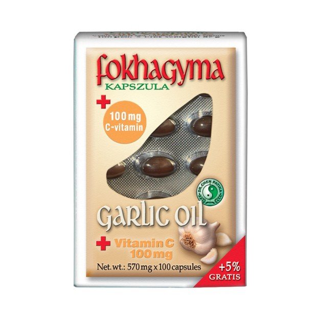 Dr.Chen fokhagyma kapszula+C vitamin 100db