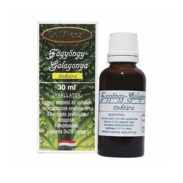 Dr.Milesz fagyöngy-Galagonya tinktúra 30ml