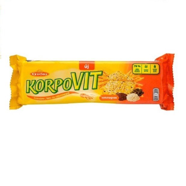 Győri korpovit keksz sokmagvas 174g