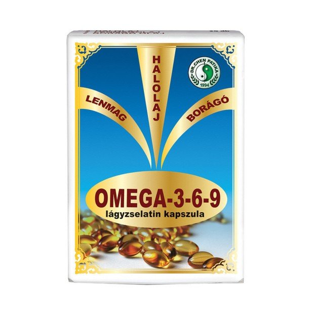 Dr.Chen Omega 3-6-9 Lágyzselatin Kap. 30 db