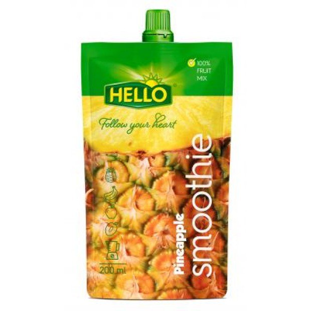 Hello smoothie ananász 200ml