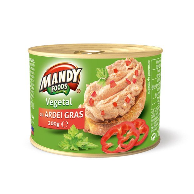 Mandy növényi pástétom paprikás 200g 