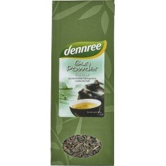 Dennree bio puskapor szálas zöld tea 100g Dennree bio puskapor szálas zöld tea 100g