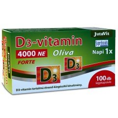 Jutavit d3-vitamin 4000 ne olíva kapszula 100db Jutavit d3-vitamin 4000 ne olíva kapszula 100db