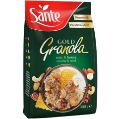 Sante granola gold méz-diófélék 300g Sante granola gold méz-diófélék 300g