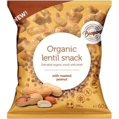 Biopont bio extrudált lencse földimogyoró 60g Biopont bio extrudált lencse földimogyoró 60g