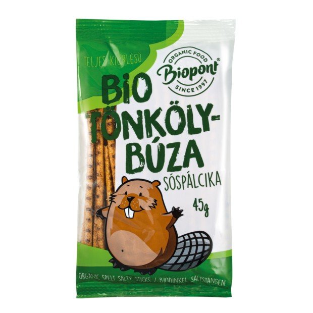 Biopont bio tönkölybúza sóspálcika 45g 