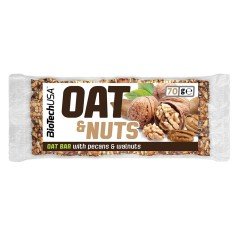 Biotech USA Szeletek Oat Bar Pekándió 70g Biotech USA Szeletek Oat Bar Pekándió 70g