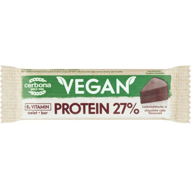 Cerbona vegán protein szelet csokitorta 40g