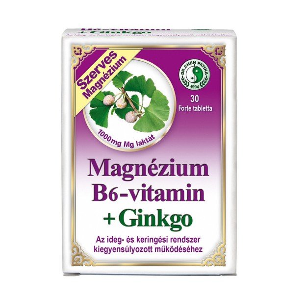 Dr.Chen magnézium b6 ginkgo forte tabletta 30db