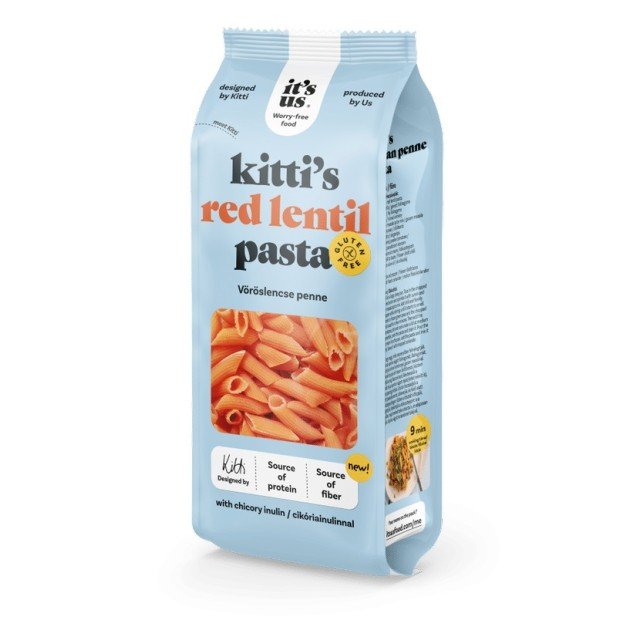 It's us Kitti's tészta vöröslencse penne 200g