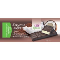 Szafi reform szelet kókuszos 25g Szafi reform szelet kókuszos 25g