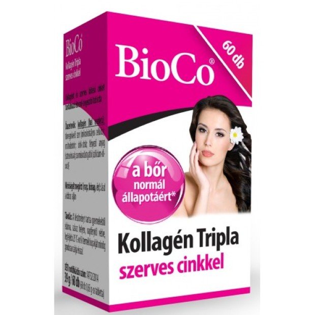 Bioco kollagén tripla szerves cinkkel 60db