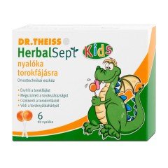 Dr.Theiss herbalsept nyalóka torokfájásra 6db Dr.Theiss herbalsept nyalóka torokfájásra 6db