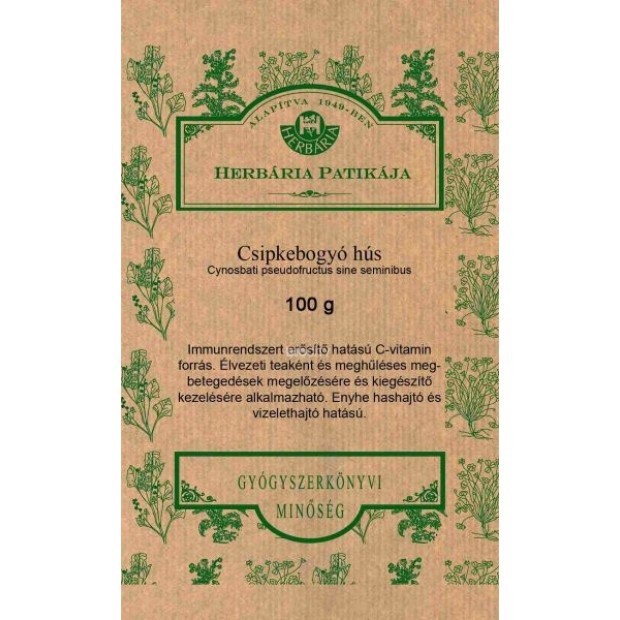 Herbária csipkebogyó hús tea 100g 