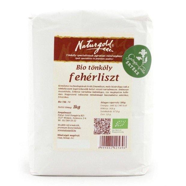 Naturgold bio tönköly fehérliszt tbl-70 1000g 