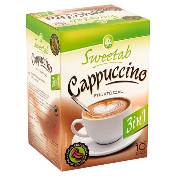 Sweetab cappuccino fruktózzal 10db